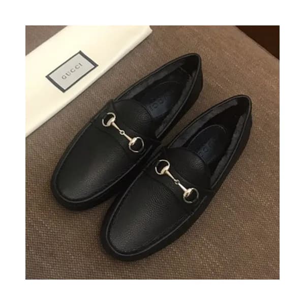 Gucci 2019 Mens Leather Wool Loafer - 구찌 2019 남성용 … - 1