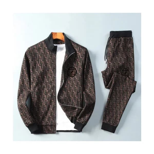 Fendi 2019 Mens Casual Logo Training Clothes&Pants… - 1
