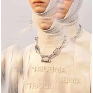 Ambush 2019 Mm/Wm Logo Turtle-neck Wool Sweater -…