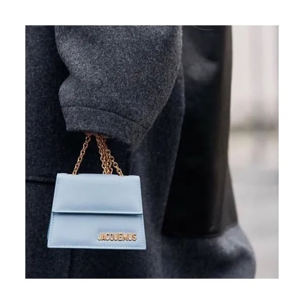 Jacquemus 2019 Leather Mini Chain Shoulder Cross B… - 1
