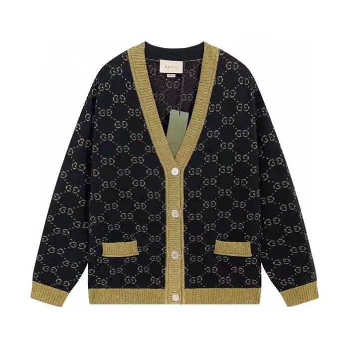 Gucci 2023 Mens Trendy V-neck Wool Cardigan - 구찌 2… - 1