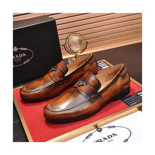 Prada 2020 Mens Leather Loafer - 프라다 2020 남성용 레더 로… - 1
