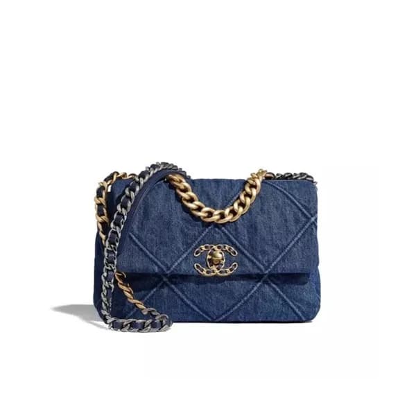 Chanel 2020 Denim Chain Shoulder Bag,26CM - 샤넬 202… - 1