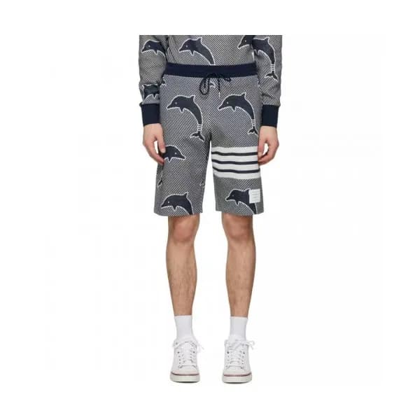 [톰브라운]Thom Browne 2020 Mens Business Cotton Half P… - 1