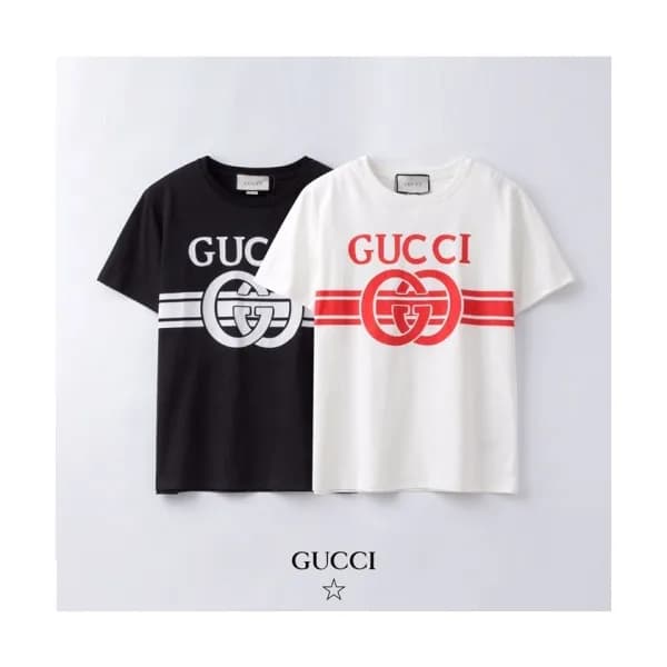 [매장판]Gucci 2020 Mens Logo Short Sleeved Tshirts - … - 1
