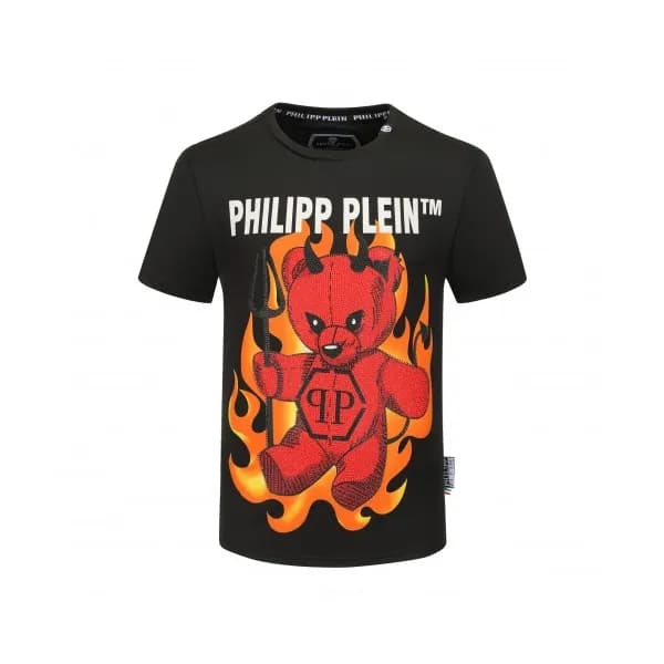 [필립플레인]Philipp-plein 2020 Mens Logo Cotton Short S… - 1