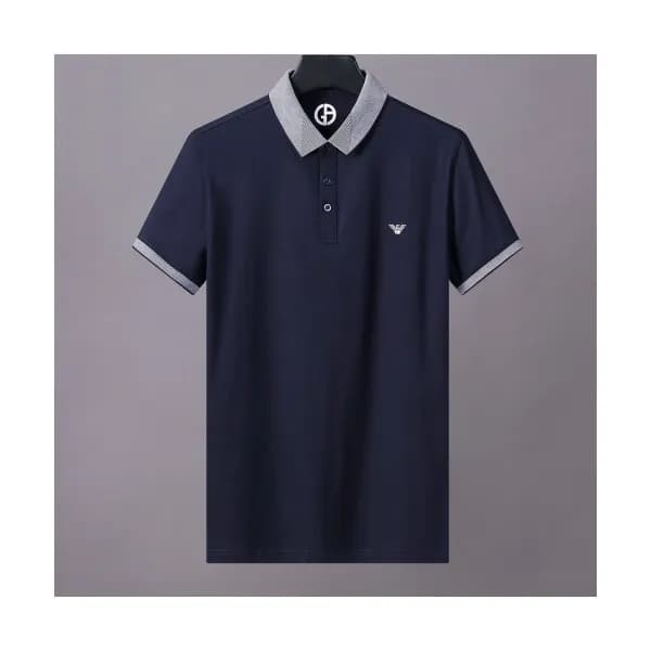 [알마니]Armani 2020 Mens Logo Silket Short Sleeved Ts… - 1