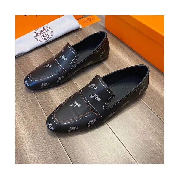 Hermes 2020 Mens Leather Loafer - 에르메스 2020 남성용 레더… - 1