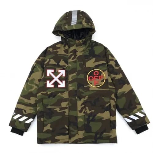 [오프화이트]Off-white 2020 Mens Logo Casual Duck Down J… - 1