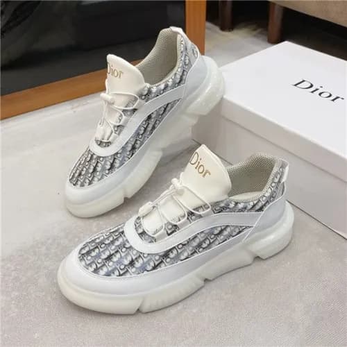 Dior 2020 Men's Leather Sneakers - 디올 2020 남성용… - 1