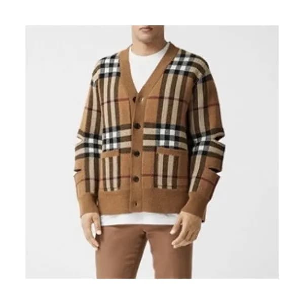 [버버리]Burberry 2020 Mm/Wm Vintage V-neck Wool Cardi… - 1