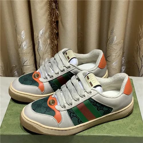 [매장판]Gucci 2021 Women's Leather Sneakers - 구찌 … - 1