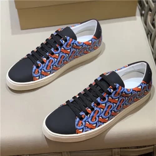 Burberry 2021 Men's Leather Sneakers,BURS0167 … - 1
