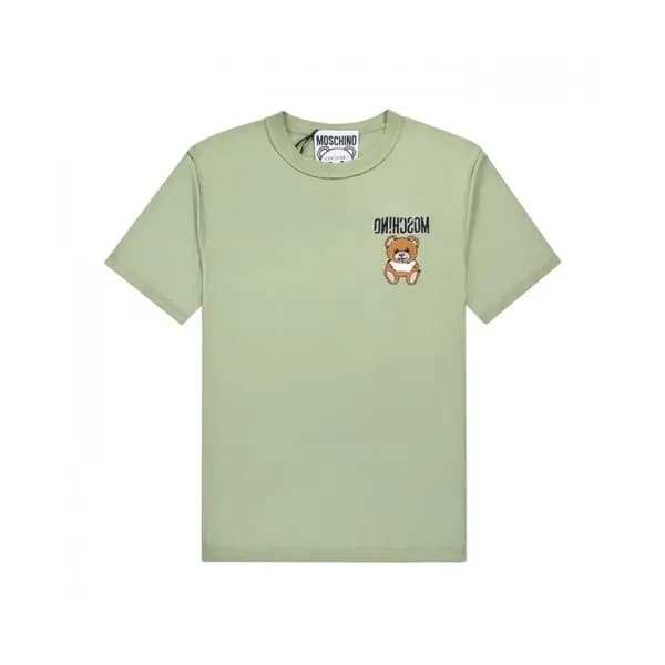Moschino Mm/Wm Logo Cotton Short Sleeved Tshirts … - 1