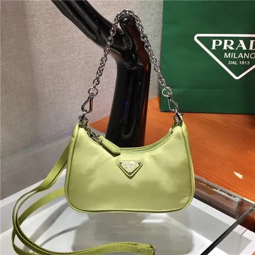 [프라다]Prada 2021 Women's Mini Nylon Hobo Bag,15… - 1