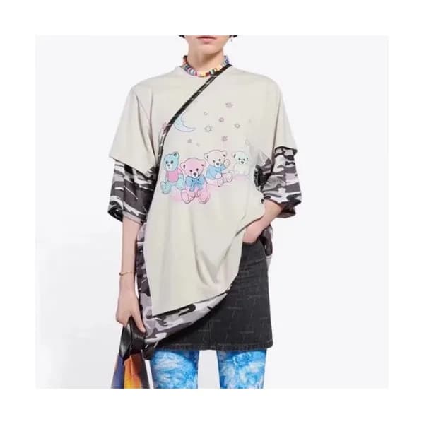 Gucci Mm/Wm Logo Short Sleeved Tshirts Beige- 구찌 … - 1