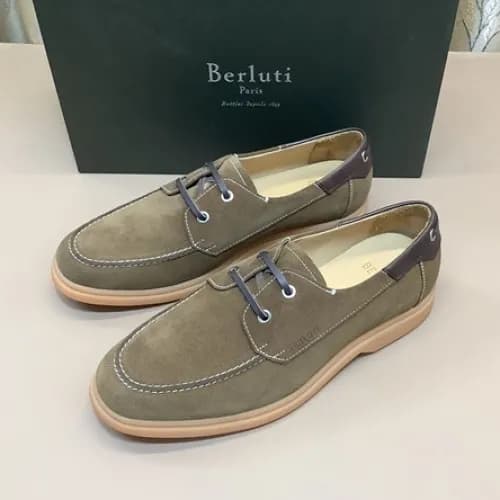 Berluti 2021 Men's Leather Derby Shoes,BERTS02… - 1