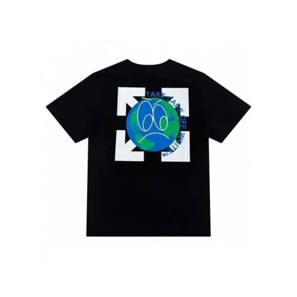 Off-white Mm/Wm Printing Logo Crew - neck Cotton … - 1