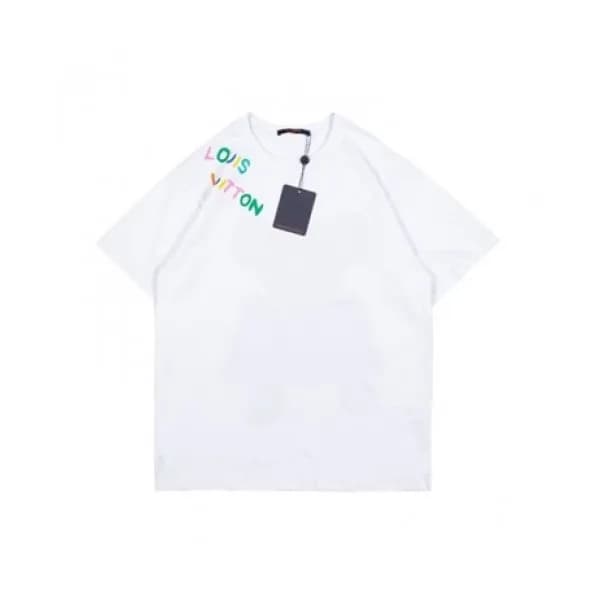 [추천템]Louis vuitton Mm/Wm Logo Short Sleeved Tshir… - 1