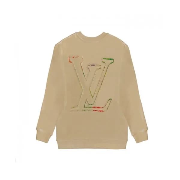 Louis vuitton Mm/Wm Casual Cotton Tshirts Camel -… - 1