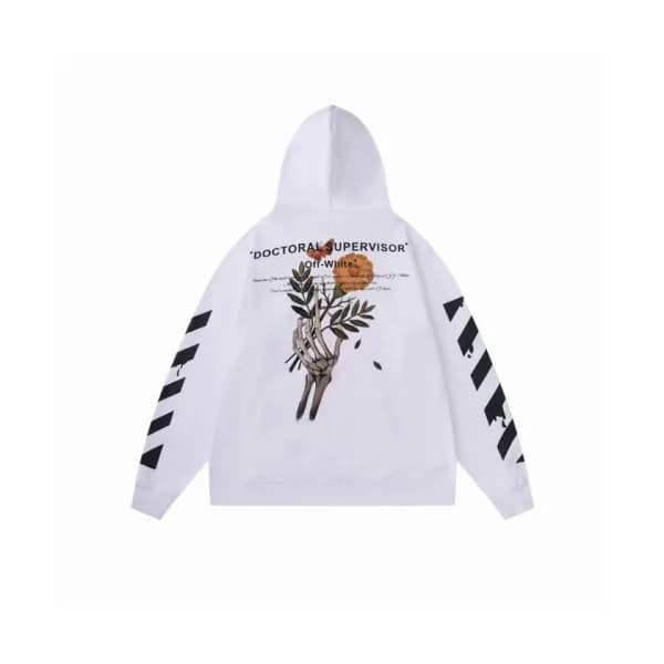 Off-white Mens Logo Cotton Hoodie White - 오프화이트 2… - 1