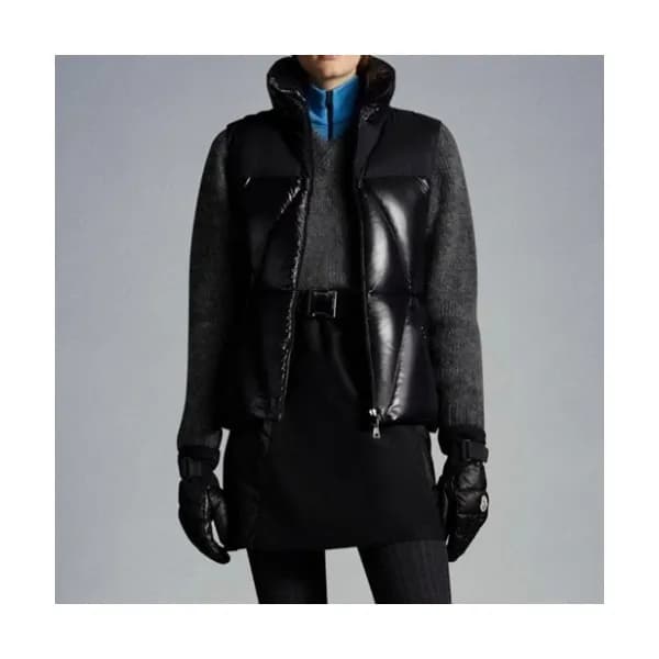 Moncler Womens Patch Logo Modern Duck Down Paddin… - 1