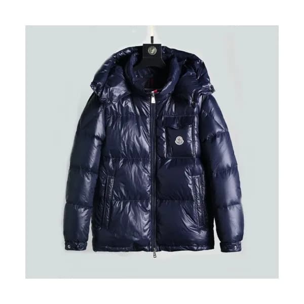Moncler Mm/Wm Patch Logo Modern Down Padding Blue… - 1