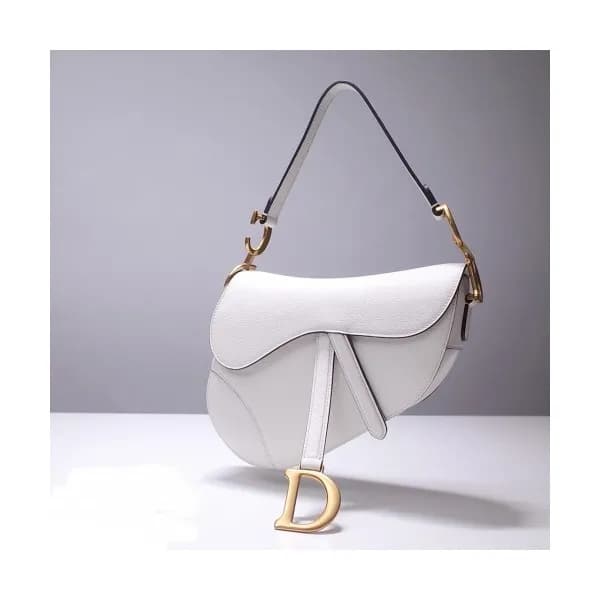 디올 여성 클래식 새들백 Size(19.5cm/25.5cm) 화이트 - Dior Wo…