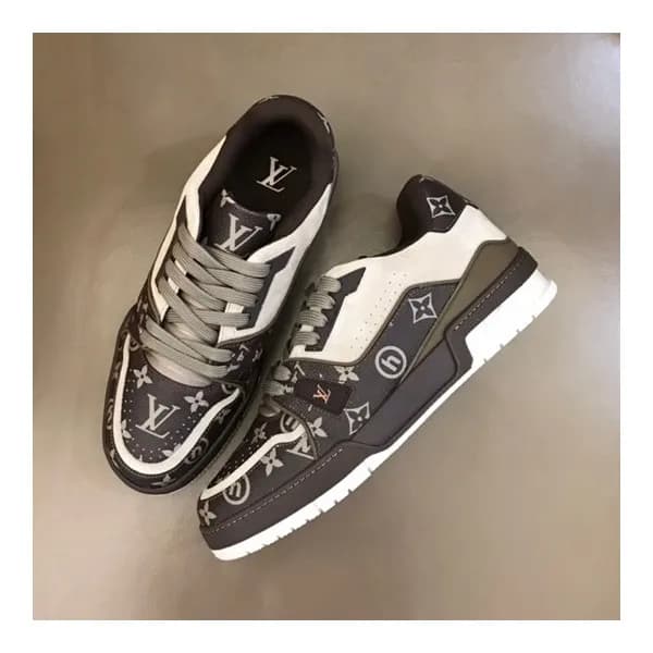 루이비통 남성 Trainer 브라운 스니커즈 - Mens Brown Sneakers - l… - 1