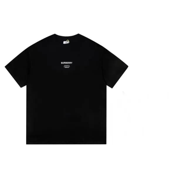 버버리 남성 블랙 반팔티 - Mens Black Tshirts - Bur04461x - 1