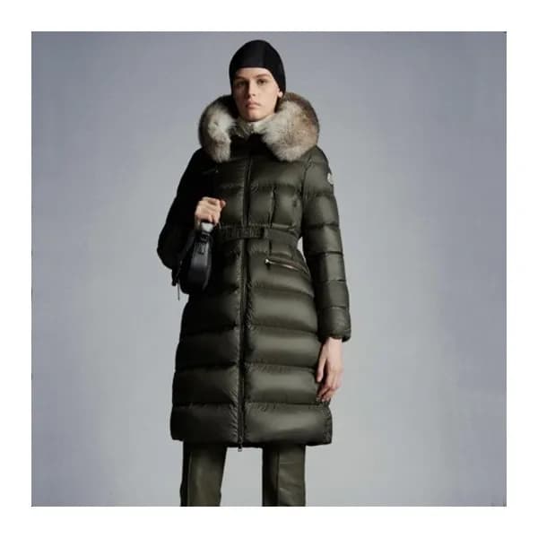 몽클레어 여성 구스다운 카키 롱패딩 - Moncler Womens Khaki Padding… - 1