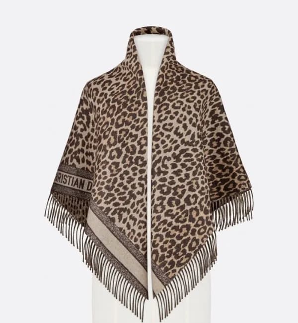 디올 남성 브라운 머플러 - Dior Mens Brown Muffler - di165x - 1