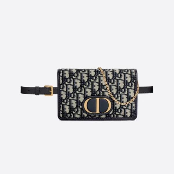 디올 여성 오블리크 네이비 힙색 - Dior Womens Navy Hip Sack - di… - 1
