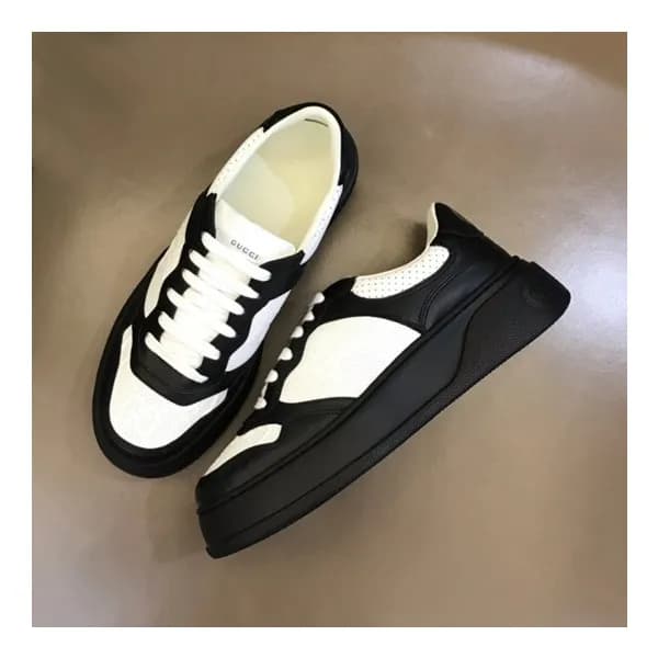 구찌 남/녀 블랙 스니커즈 - Gucci Unisex Black Sneakers - gu1… - 1