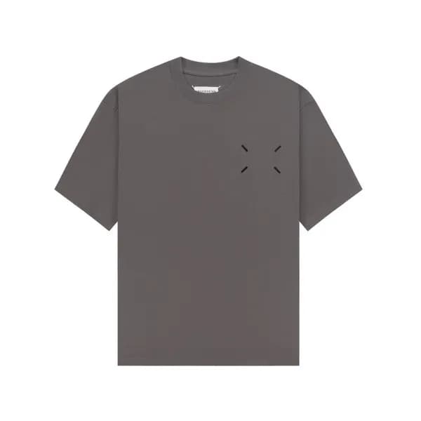 메종마르지엘라 남/녀 크루넥 그레이 반팔티 - Maison Margiela Unisex G… - 1