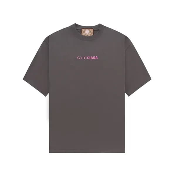 구찌 남/녀 그레이 크루넥 반팔티 - Gucci Unisex Gray Short sleev… - 1