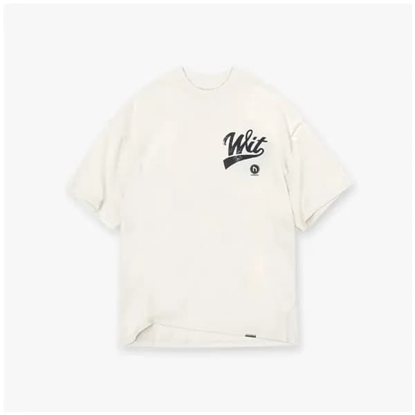 리프리젠트 남성 아이보리 크루넥 반팔티 - Represent Mens Ivory Tshir… - 1