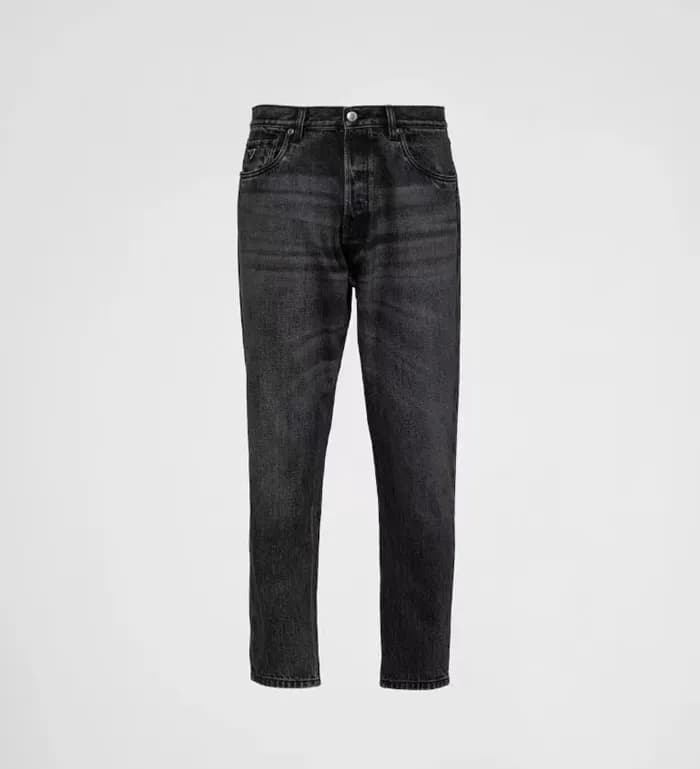 프라다 남성 캐쥬얼 블랙 청바지 - Prada Mens Black Jeans - pr750… - 1