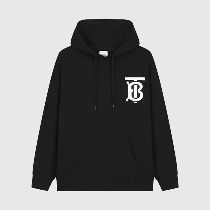 버버리 남성 블랙 후드티 - Burberry Mens Black Hoodie - bu315… - 1
