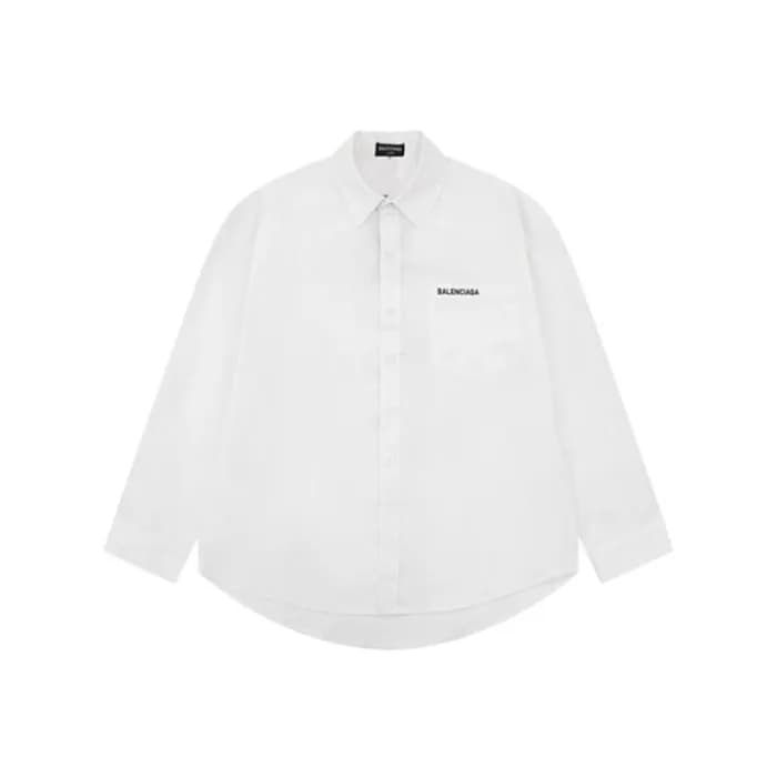 발렌시아가 트렌디 남성 화이트 셔츠 - Balenciaga Mens White Tshir… - 1