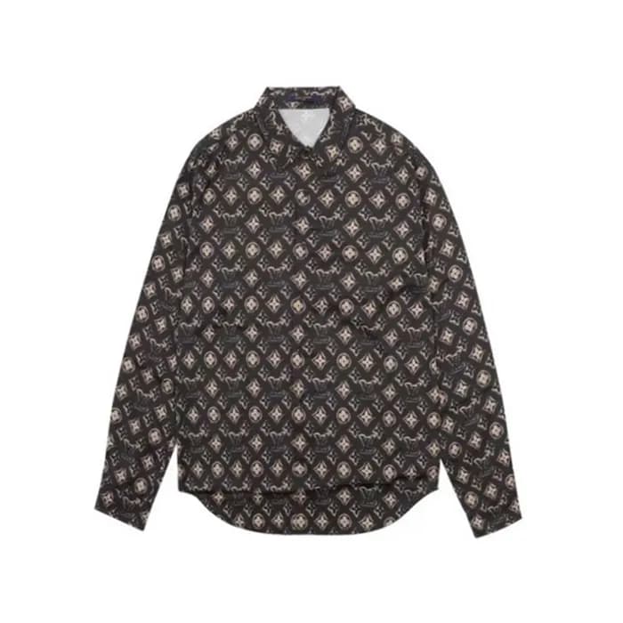 루이비통 남성 블랙 셔츠 - Louis vuitton Mens Black Shirts -… - 1