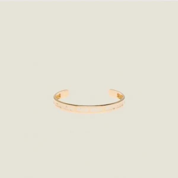 미우미우 여성 옐로우 골드 팔찌 - Miumiu Womens Yellow Gold Bang… - 1