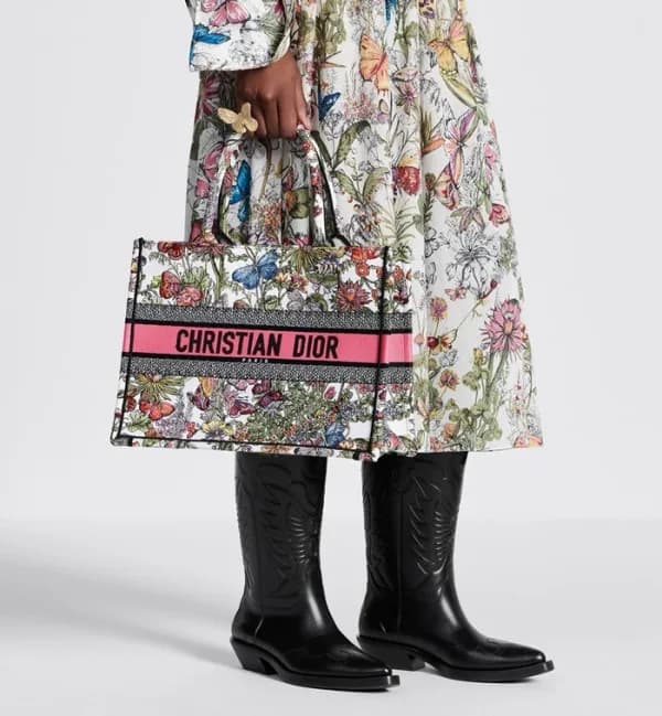디올 여성 핑크 북토트 - Dior Womens Pink Book Tote - dib400… - 1