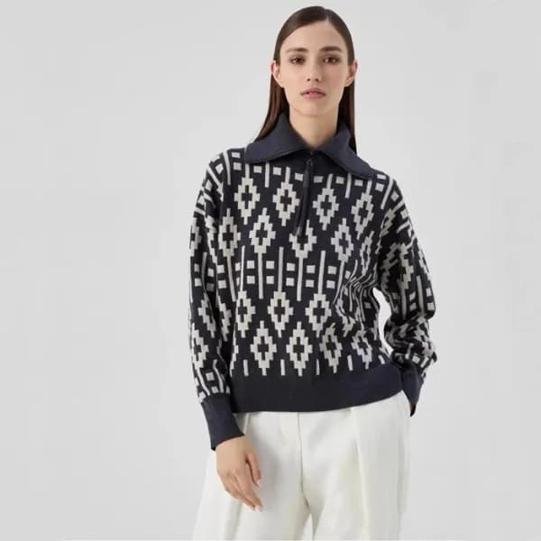 브루넬로쿠치넬리 여성 블랙 스웨터 - Brunello Cucinelli Womens Bla… - 1