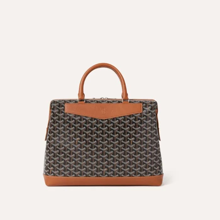 고야드 남성 블랙 탄 시스알팡 서류가방 - Goyard Mens Cisalpang Tote… - 1