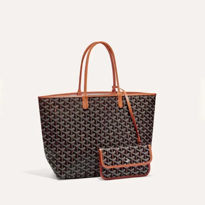 고야드 남/녀 블랙 탄 생루이 백 - Goyard Unisex Saint Louis Bag… - 1