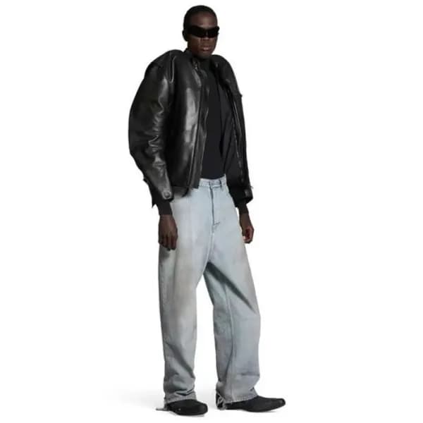 발렌시아가 남성 블루 청바지 - Balenciaga Mens Blue Jeans - bac… - 1