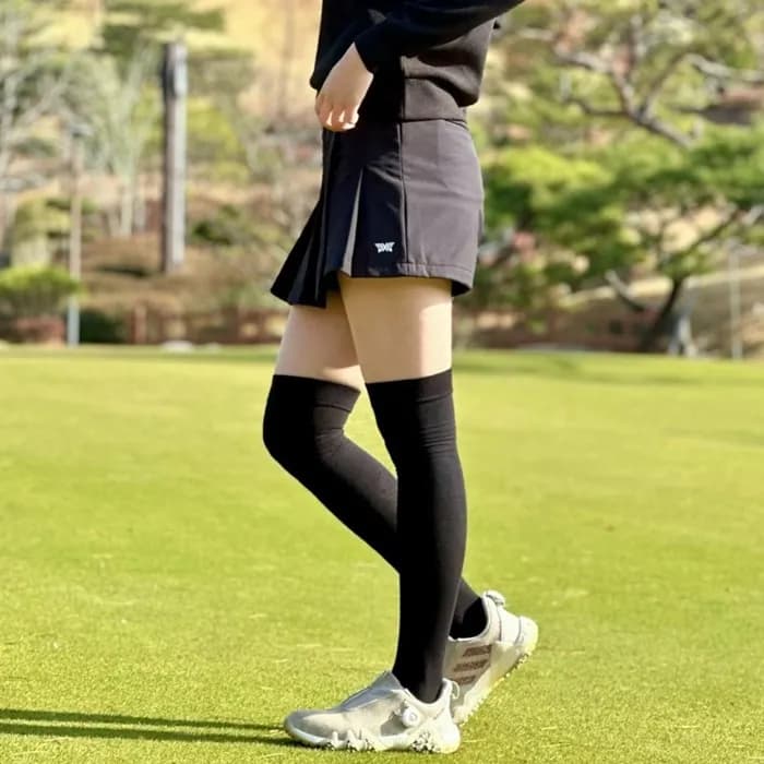 PXG 여성 윈터 플리츠 쇼트 기모팬츠 - gol486x - 1