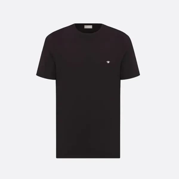 디올 남성 블랙 반팔 티셔츠 - Dior Mens Black Tshirts - dic126… - 1