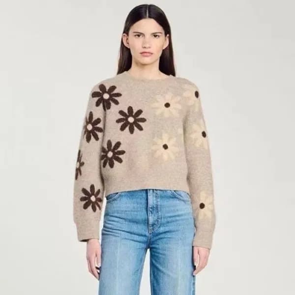 산드로 여성 라운드 니트 - Sandro Womens Round Knitwear - prc… - 1